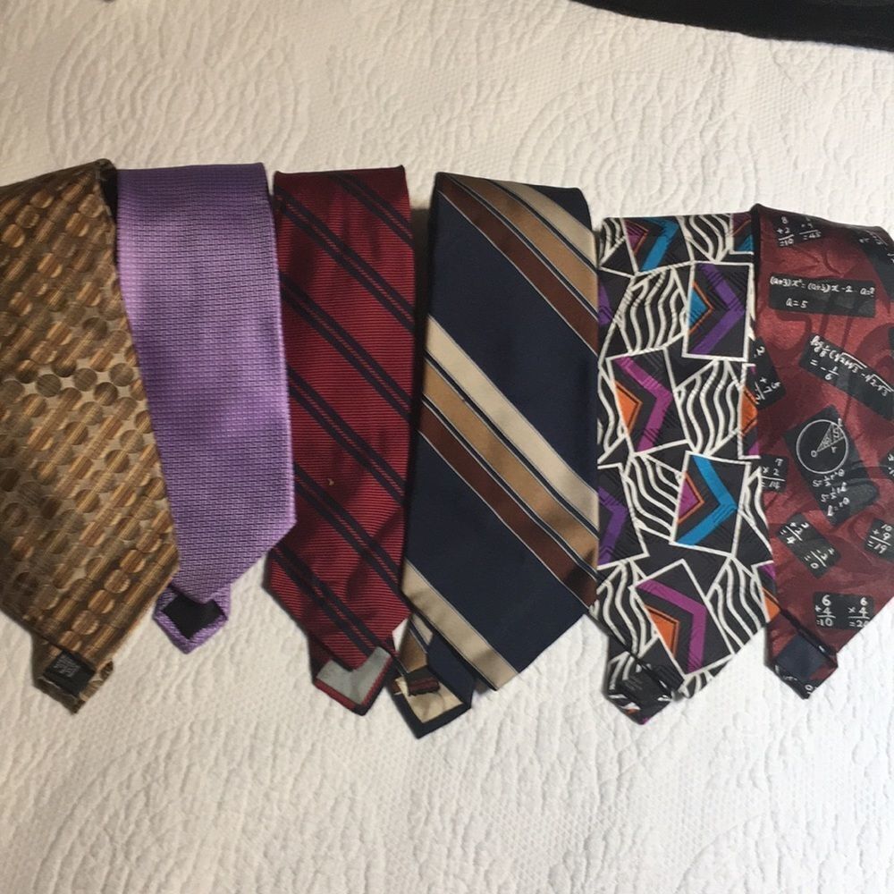 Tie Bundle of 6. Assorted